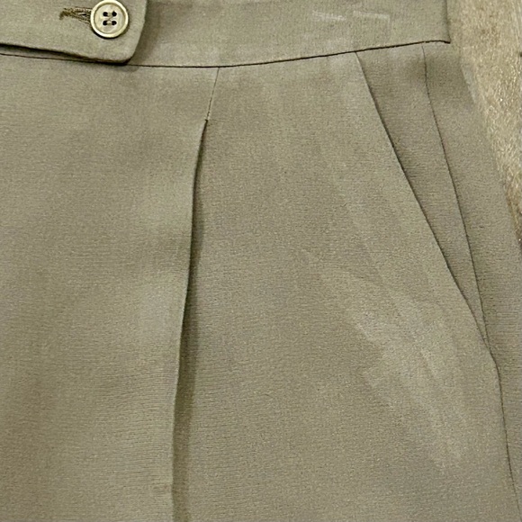 Giorgio Armani 100% Silk Pleated Trousers – Made in Italy (Size 44) - Picture 5 of 12